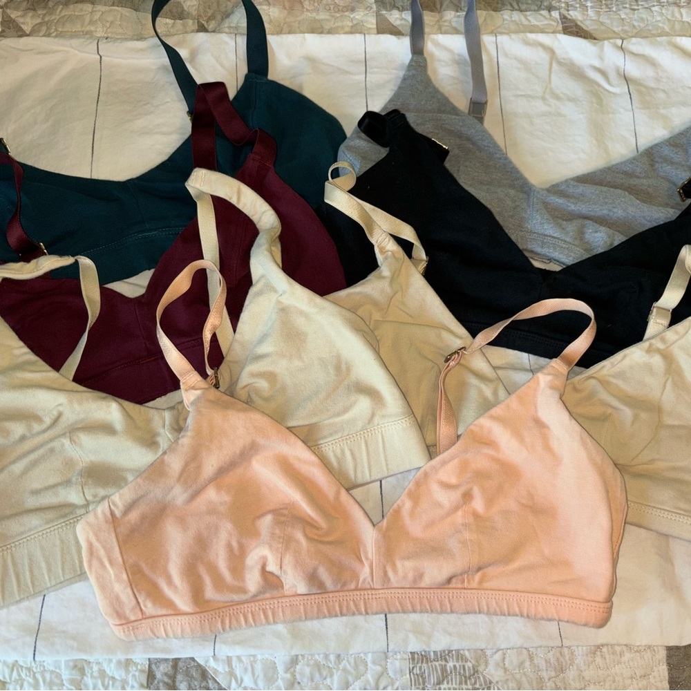 Knickey / Subset Cotton Bra Bundle Set - Assorted Colors